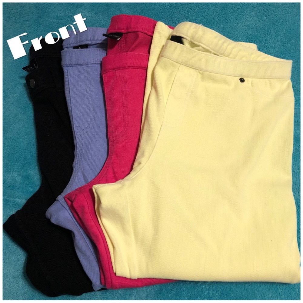 NWOT Hue Capri Leggings Size Large Lot of 4